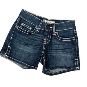 BKE blue jean shorts culture size 25 denim old school shorts
